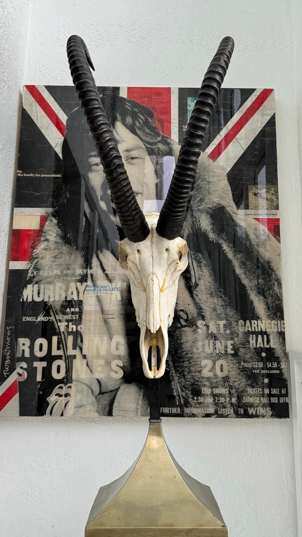 Anthony Redmile Brass Mounted South African Sable Skull