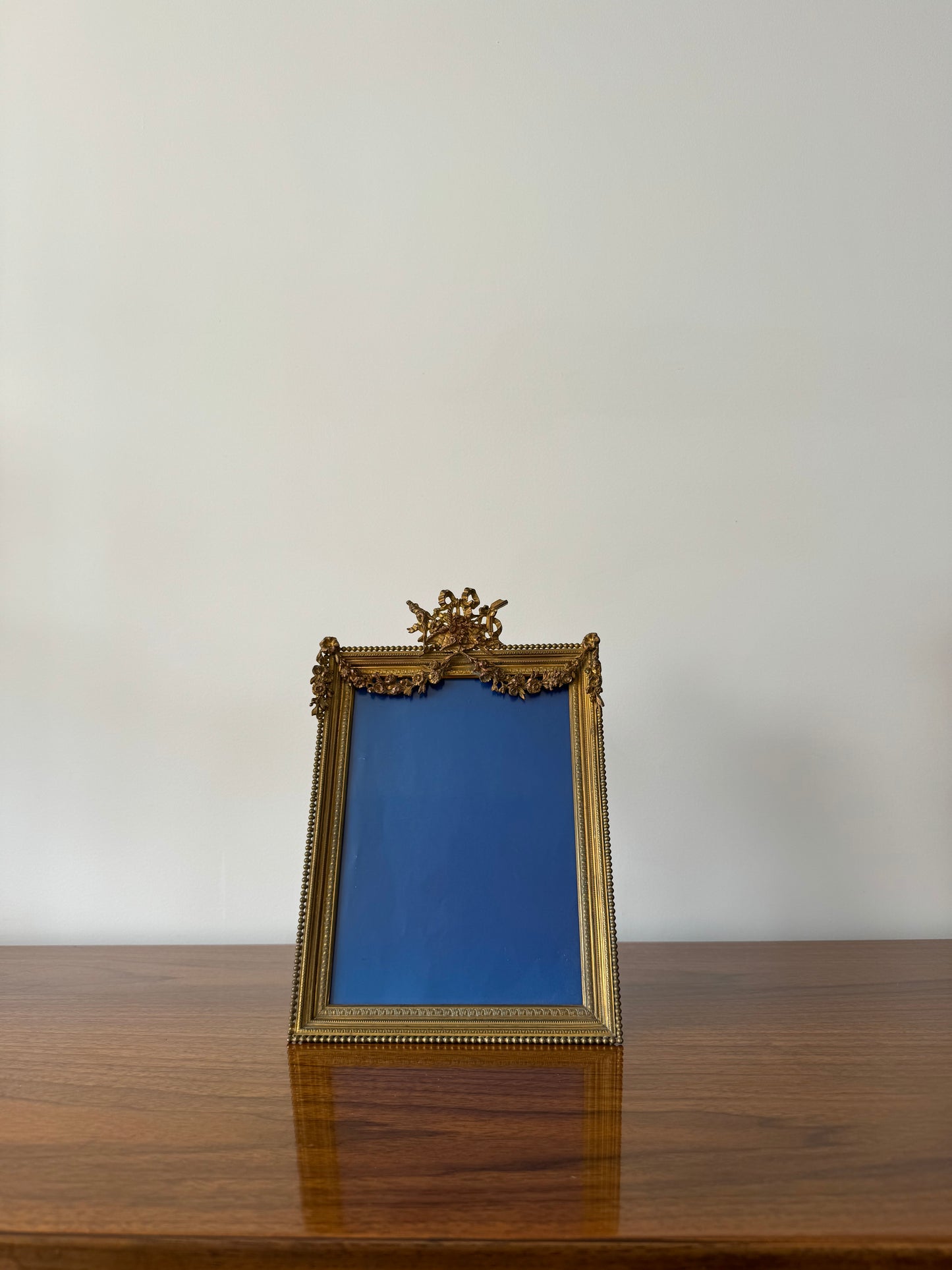 BG Antique Gilt bronze Ormulu neoclassical Louis Philippe frame