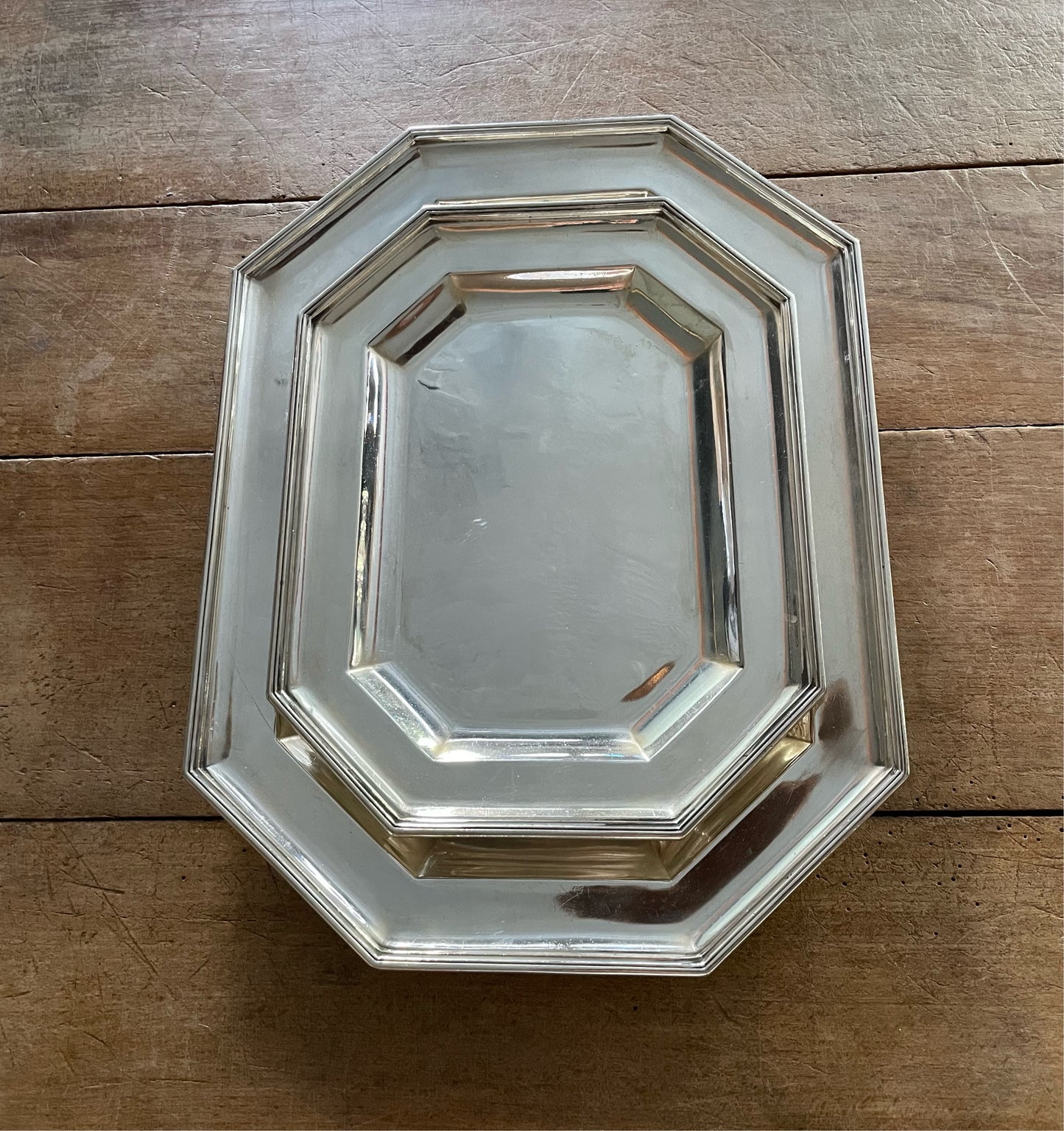 Mappin and Webb "Prince's Plate" Art Deco Silver Plated Octagonal Tray