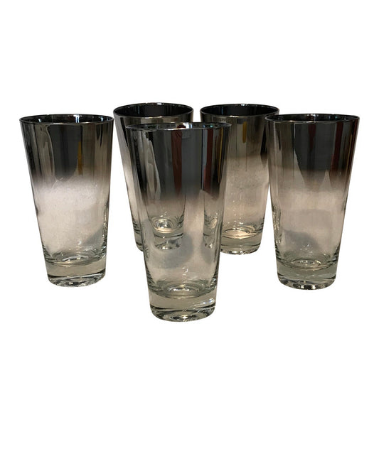 Dorothy Thorpe Mid Century Modern (MCM) Ombré Pilsner glasses